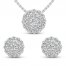 Boxed Set 1 ct tw Diamonds Sterling Silver