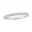 Diamond Wedding Band 1/6 ct tw 14K White Gold