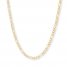 Men's Figaro Link Chain 14K Yellow Gold 20" Length