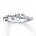 Diamond Promise Ring 1/5 ct tw Princess-cut 10K White Gold