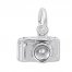 Camera Charm Sterling Silver