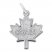 Canada Maple Leaf Charm Sterling Silver