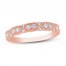 Diamond Anniversary Ring 1/3 ct tw Round-cut 10K Rose Gold