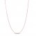 Box Chain Necklace 14K Rose Gold 18"