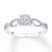 Diamond Promise Ring 1/5 carat tw 10K White Gold