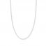 16" Singapore Chain 14K White Gold Appx. 1.15mm