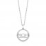 Hallmark Diamonds Mom Necklace 1/10 ct tw Sterling Silver 18"