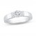 Gender Neutral Diamond Engagement Ring 7/8 ct tw Round-cut 14K White Gold