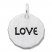 Love Charm Sterling Silver