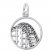 Roller Coaster Charm Sterling Silver