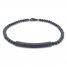 Men's Bracelet Blue Ion Plating Stainless Steel 8.25"