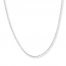 Singapore Chain 14K White Gold 20" Length