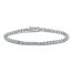 Diamond Bracelet 1/4 ct tw 10K White Gold 7"