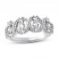Diamond Fashion Ring 3/4 Carat tw 10K White Gold