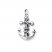 Anchor Cross Charm Sterling Silver