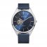 BERING Men's 16743-307 Automatic Stainless Blue Mesh Strap Watch