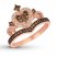 Le Vian Chocolate Diamond Tiara Ring 1/2 ct tw 14K Gold