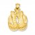 Boxing Gloves Charm 14K Yellow Gold