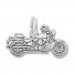 Motorcycle Charm Sterling Silver