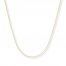 Cable Chain Necklace 14K Yellow Gold 16" Length