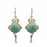 Le Vian Aquaprase/Topaz Earrings 14K Strawberry Gold