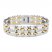 Men's Diamond Bracelet 1/4 ct tw Stainless Steel 8.75"