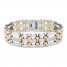 Men's Diamond Bracelet 1/4 ct tw Stainless Steel 8.75"