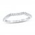 First Light Diamond Wedding Band 1/5 ct tw Round-cut 14K White Gold