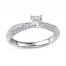 Diamond Engagement Ring 3/4 ct tw 14K White Gold