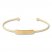 Geometric Cuff Bracelet 14K Yellow Gold