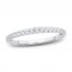 Diamond Wedding Band 1/5 ct tw Round-Cut 14K White Gold