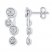 Diamond Fashion Earrings 3/8 Carat tw Sterling Silver