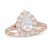 Neil Lane Diamond Engagement Ring 1-7/8 ct tw Pear/Round 14K Rose Gold