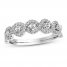 Diamond Anniversary Band 1/3 ct tw Round-cut 14K White Gold