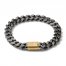 Bulova Chain Link Bracelet Two-Tone Stainless Steel 8.8"