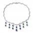Le Vian Couture Sapphire Necklace 11-1/2 ct tw Diamonds 18K Vanilla Gold
