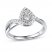 Diamond Engagement Ring 3/8 ct tw 10K White Gold