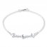 Dolphin Anklet Sterling Silver 9" Length