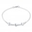 Dolphin Anklet Sterling Silver 9" Length