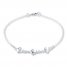 Dolphin Anklet Sterling Silver 9" Length