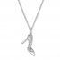 Emmy London Shoe Necklace Sterling Silver 20" Adjustable