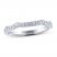 THE LEO Ideal Cut Diamond Wedding Band 1/5 ct tw 14K White Gold