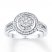 Diamond Ring 1/2 carat tw Sterling Silver