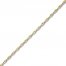 Men's Singapore Chain Necklace 14K Yellow Gold 18"