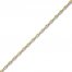 Men's Singapore Chain Necklace 14K Yellow Gold 18"