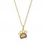 Le Vian Chocolate Diamond Paw Print Necklace 1/5 ct tw 14K Gold