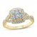 Diamond Engagement Ring 7/8 ct tw Round-cut 14K Yellow Gold