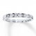 Previously Owned Diamond Band 1/10 carat tw Round-cut 10K White Gold