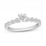 Diamond Engagement Ring 5/8 ct tw 14K White Gold