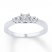 Diamond Promise Ring 1/10 ct tw Round-cut 10K White Gold